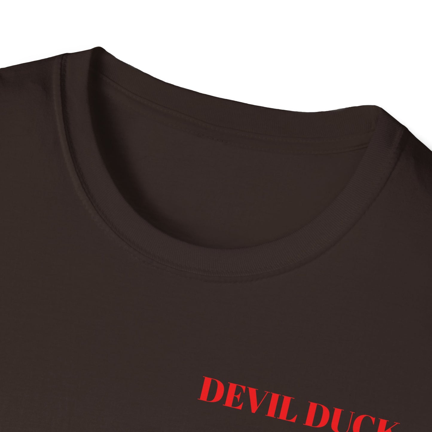 Devil Duck T-Shirt — Fiery Cartoon Devil Duck Graphic Tee