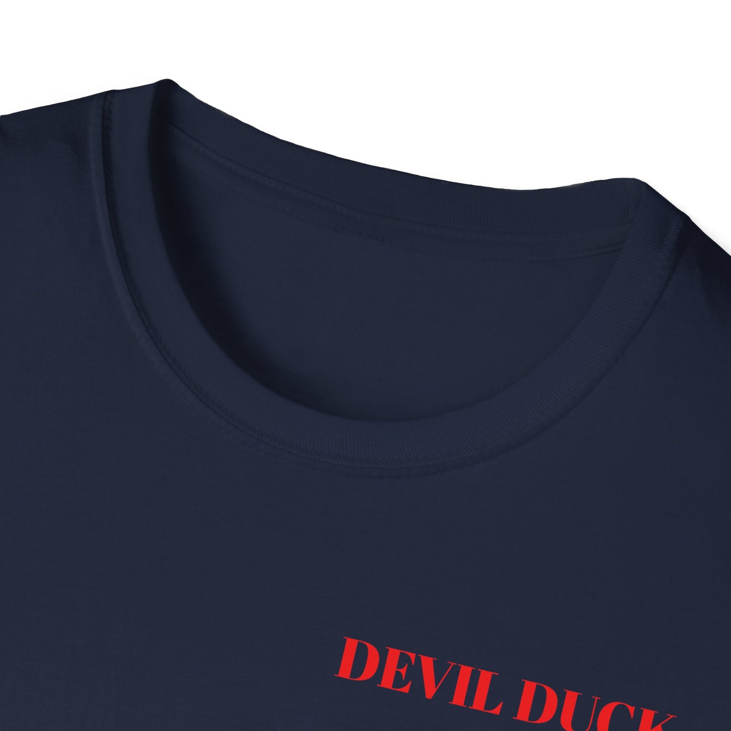 Devil Duck T-Shirt — Fiery Cartoon Devil Duck Graphic Tee