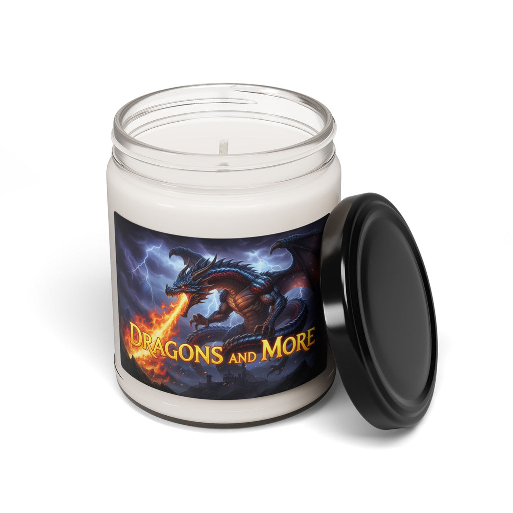 Dragon Fire Soy Candle — 'Dragons and More' Scented 9oz Jar