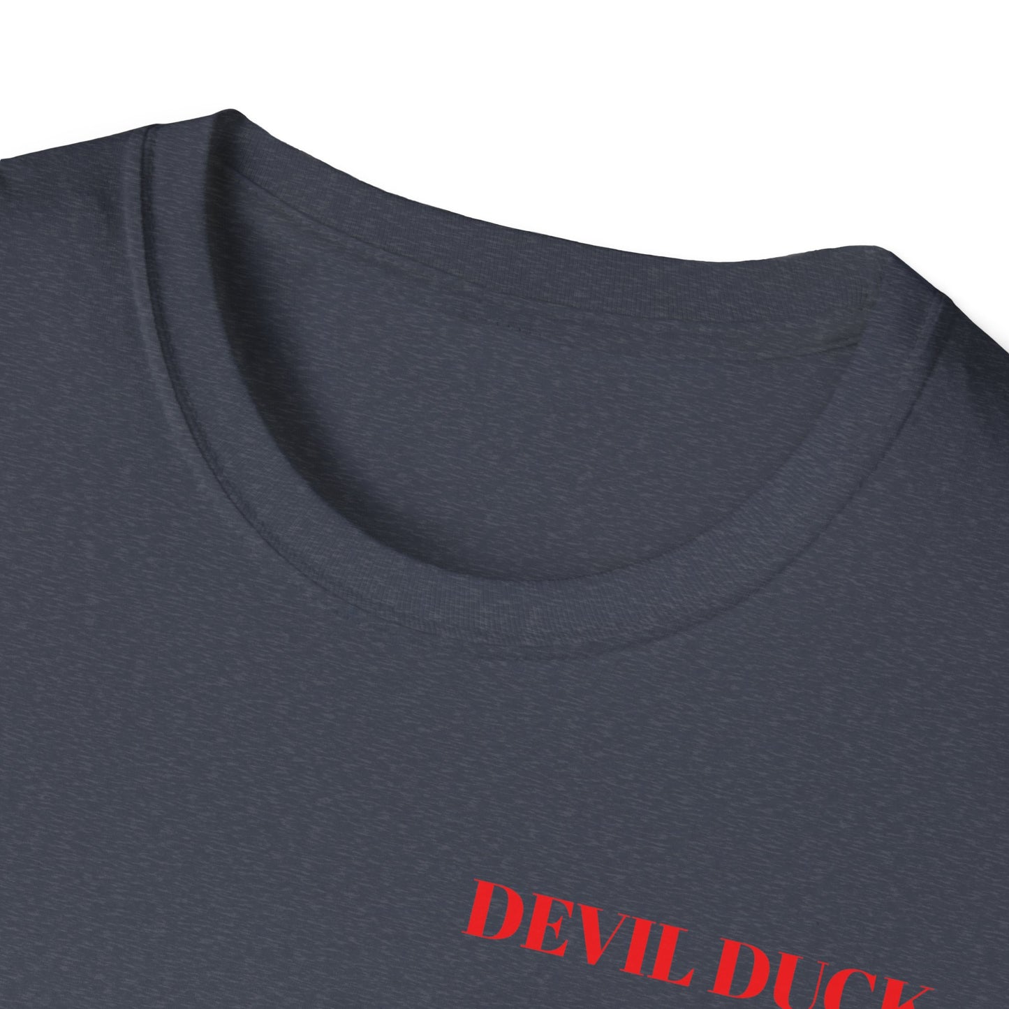 Devil Duck T-Shirt — Fiery Cartoon Devil Duck Graphic Tee