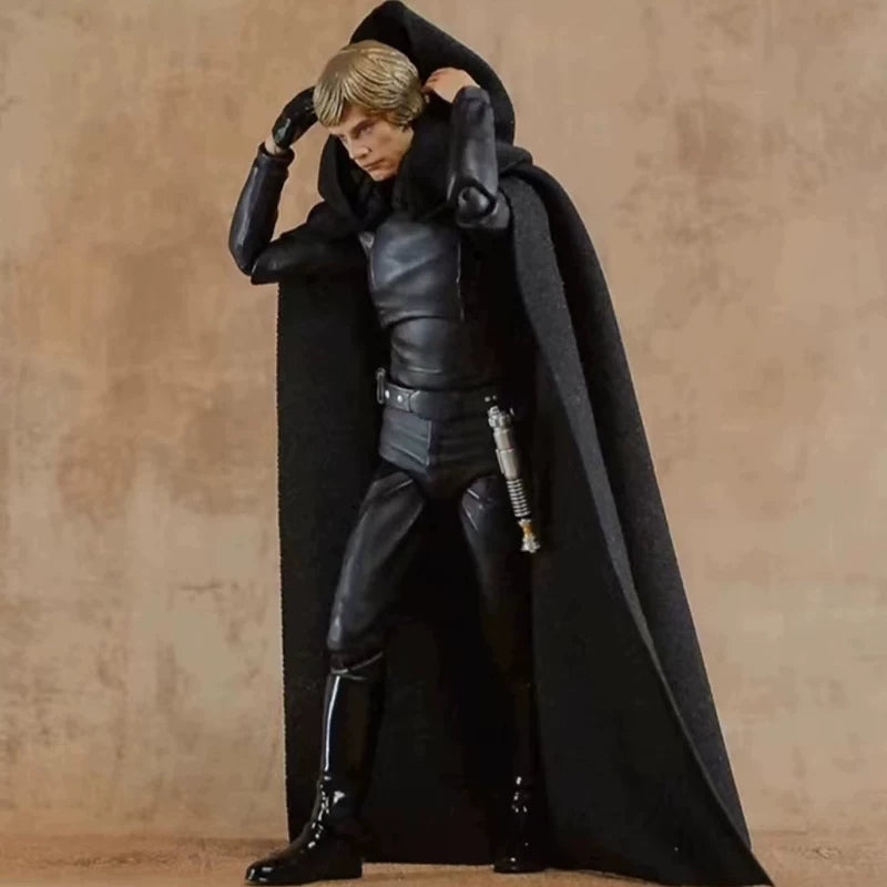 1/12 Soldier DIY Accessories SHF Skywalker Luke Easiest for Match Hooded Cape 6-Inch Doll Wizard Neutral Cloak
