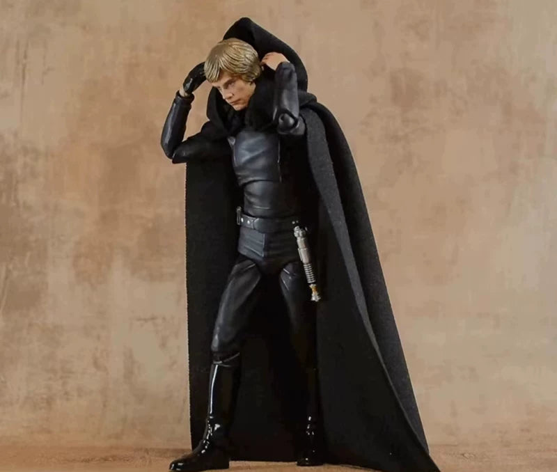 1/12 Soldier DIY Accessories SHF Skywalker Luke Easiest for Match Hooded Cape 6-Inch Doll Wizard Neutral Cloak