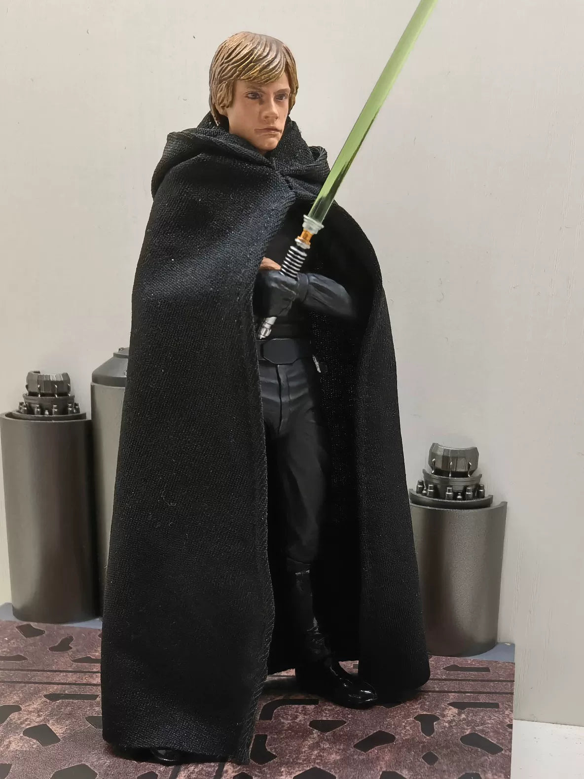 1/12 Small 6-Inch SHF Large Hat Star Wars Series Cloak Cloak Luke Same Style Non-Real Person Length about 12cm