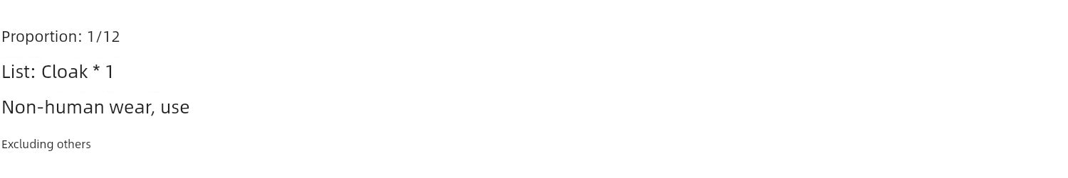 1/12 Soldier DIY Accessories SHF Skywalker Luke Easiest for Match Hooded Cape 6-Inch Doll Wizard Neutral Cloak