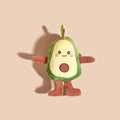 1 cartoon avocado shaped pet plush toy for dogs to interact and play in daily life