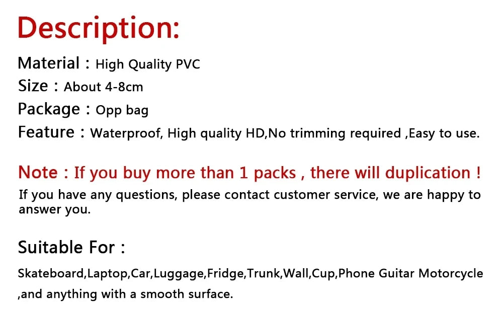 10/30/50PCS The Avengers Deadpool Stickers Anime Decals DIY Notebook Phone Laptop Skateboard Bike Decoration Waterproof Kids Toy