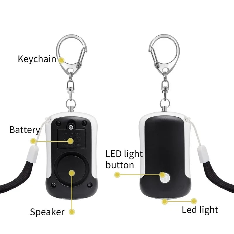 125db Self Defense Alarm Personal Defense Siren Anti-attack Security for Women Kids Personal Security Loud Alert Attack Panic